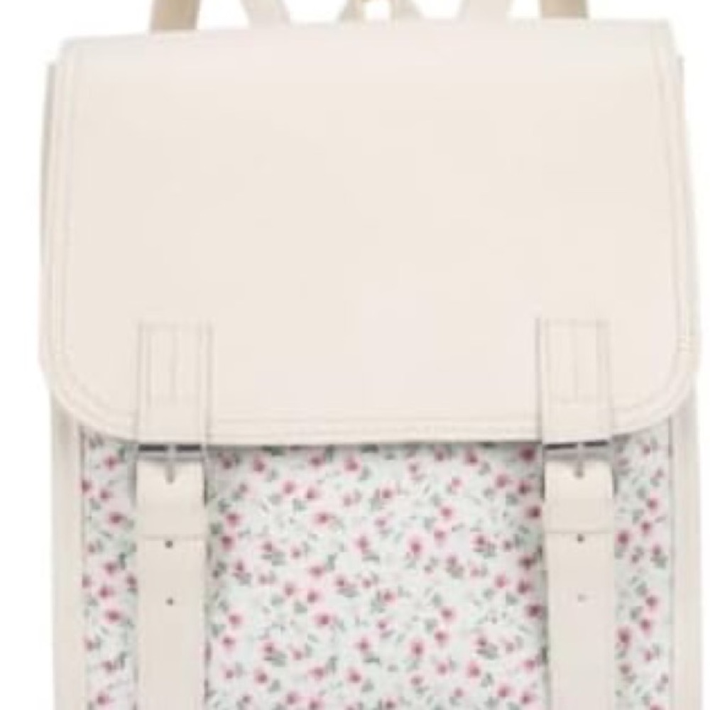 Floral Cream Backpack